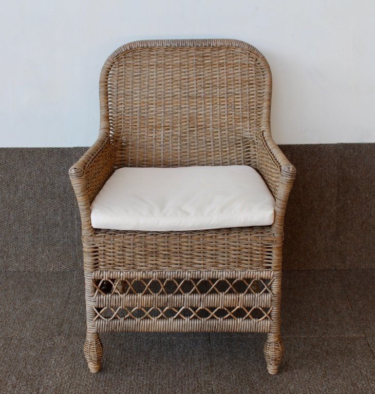 Outdoor Pvc Chair With Cushion
